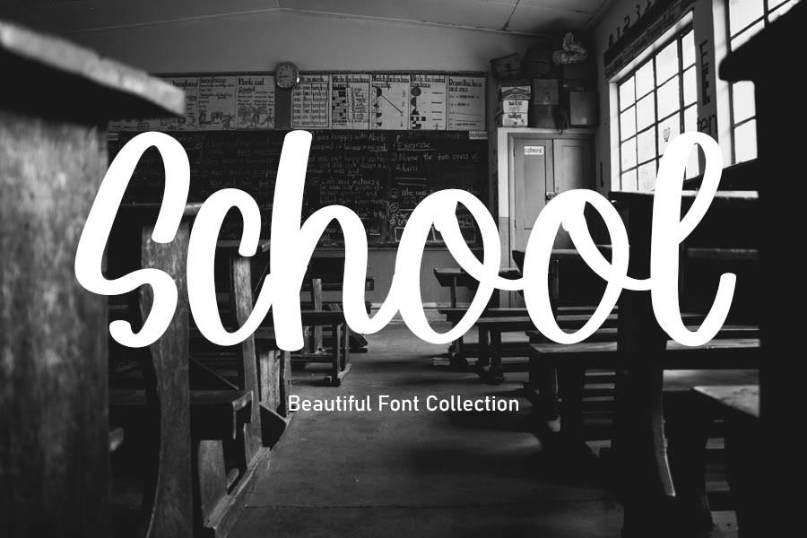 School Font