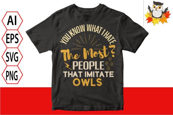 Owl T-shirt Design