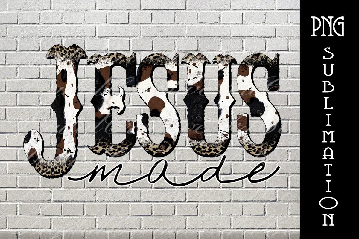 Western Sublimation Jesus Made Cowhide