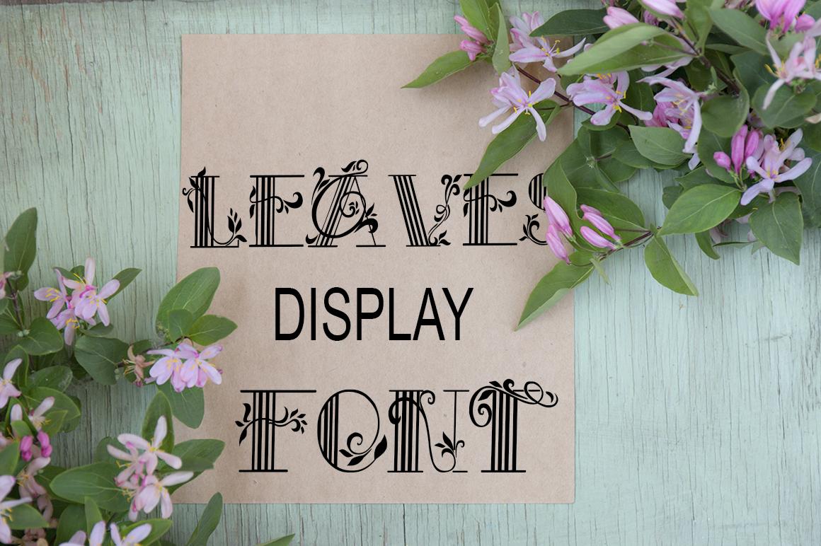 Leaves Font