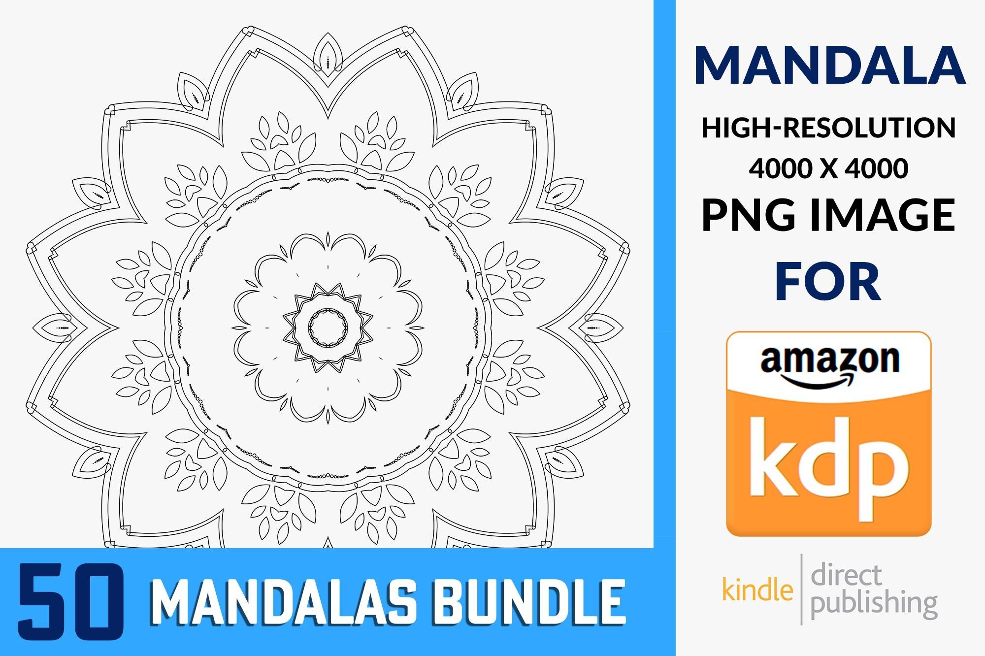 50 Mandalas Bundle for KDP Book