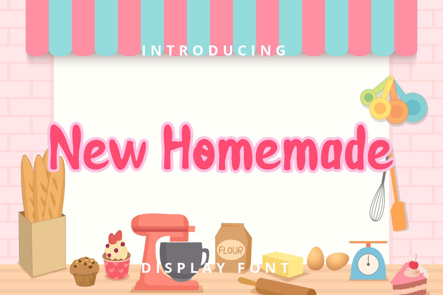 New Homemade Font