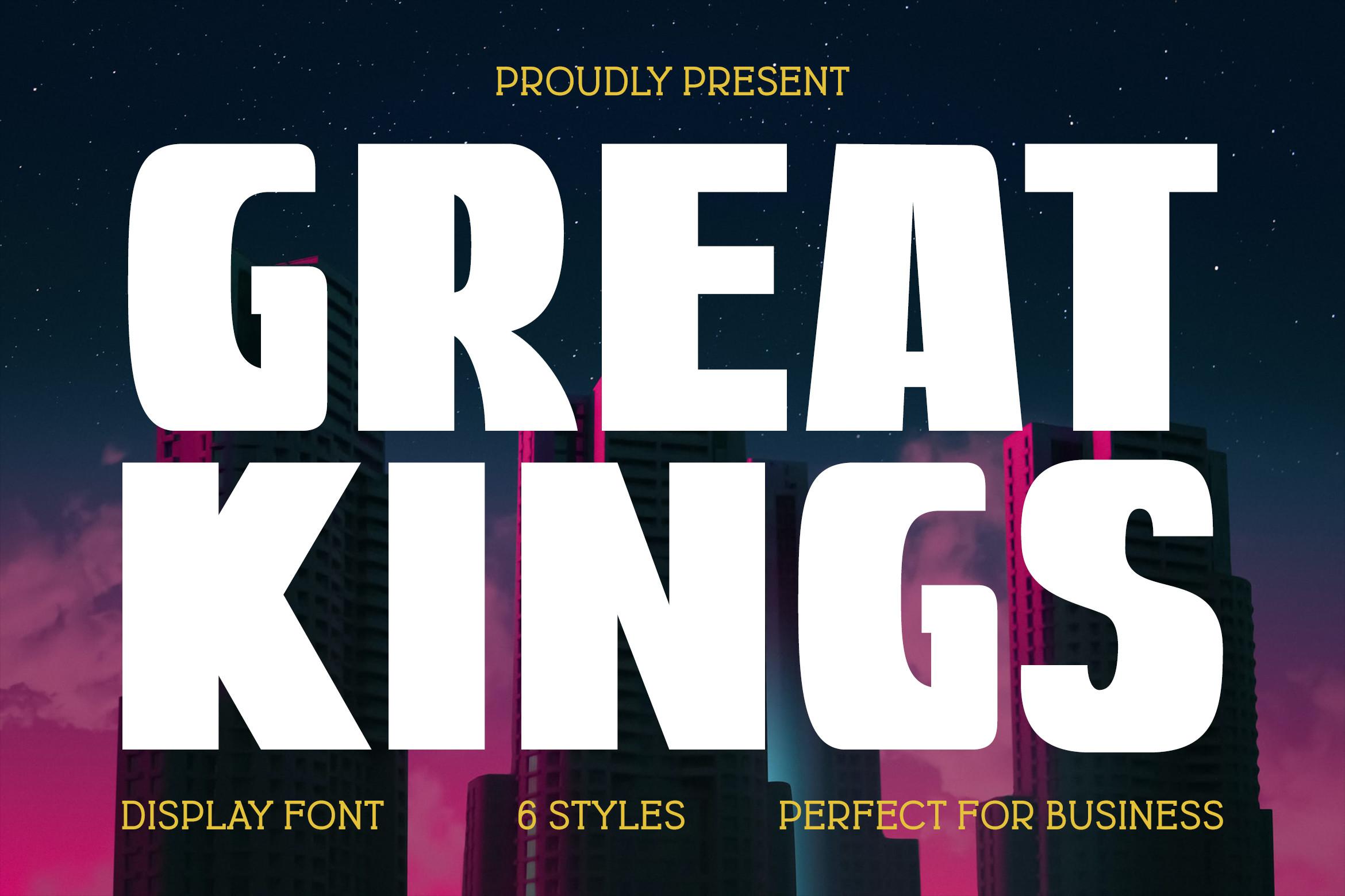 Great Kings Font