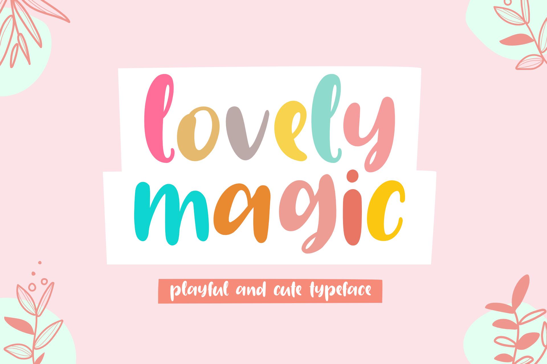 Lovely Magic Font