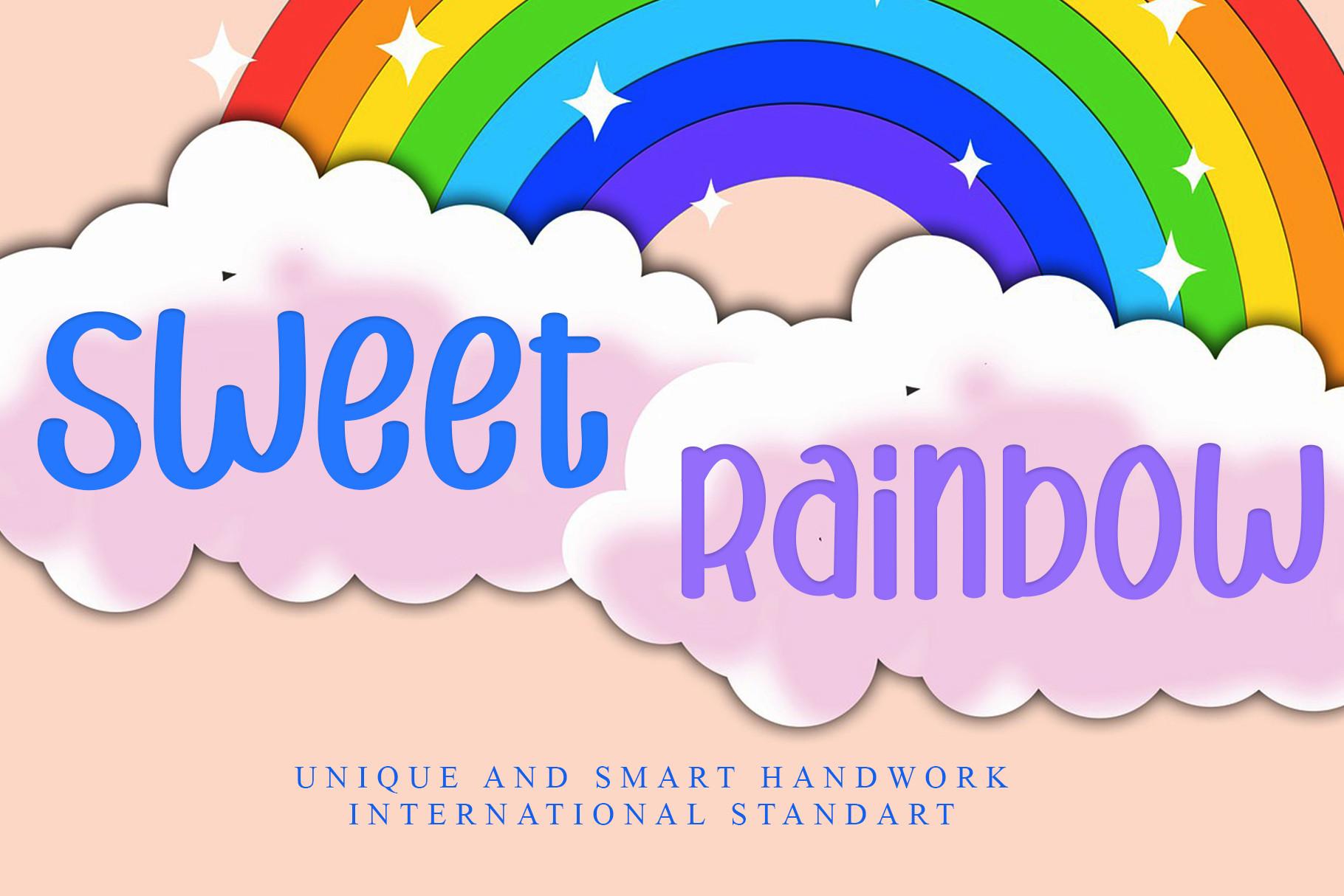 Sweet Rainbow Font
