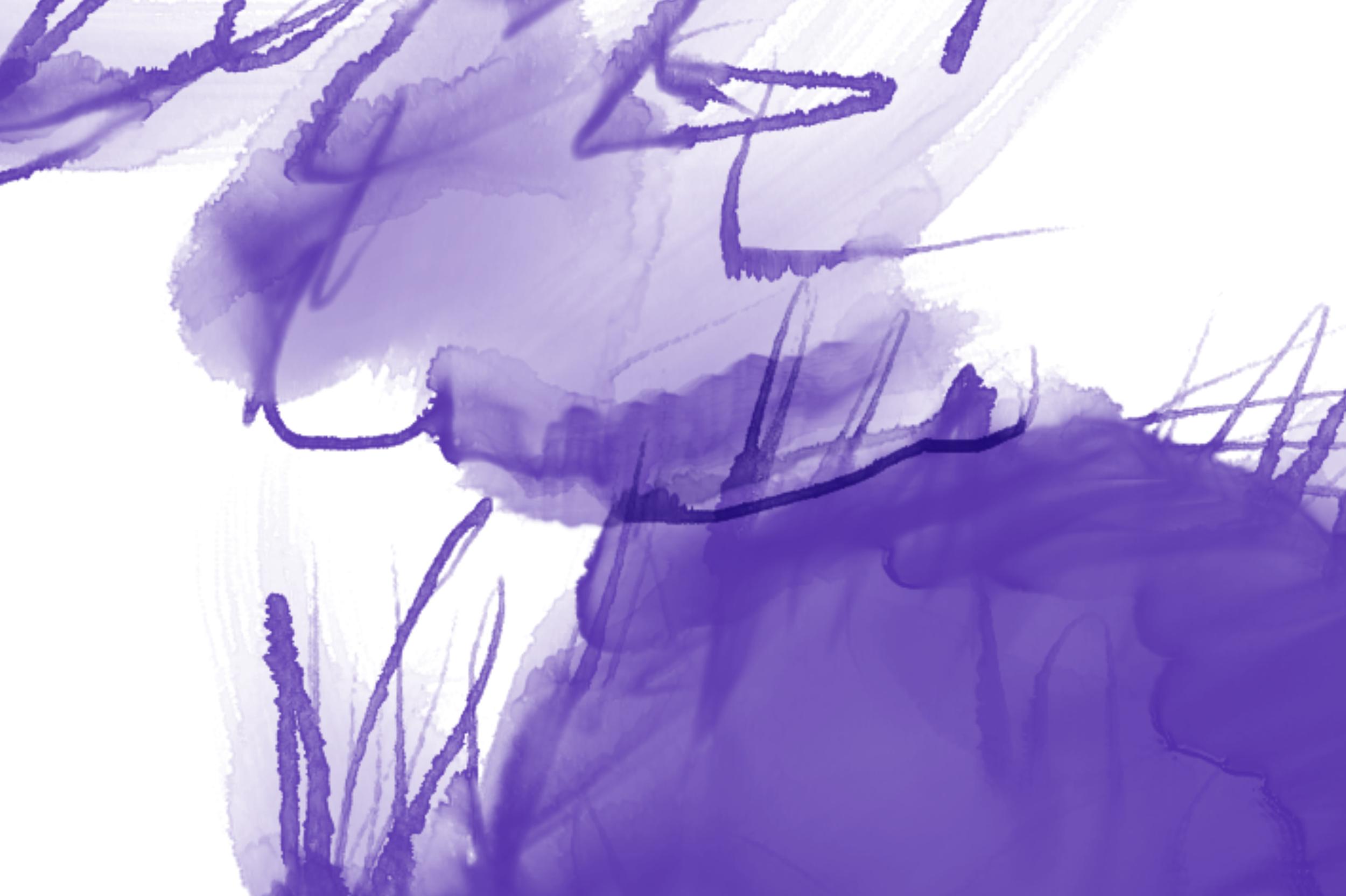 Watercolor Stains Wedding