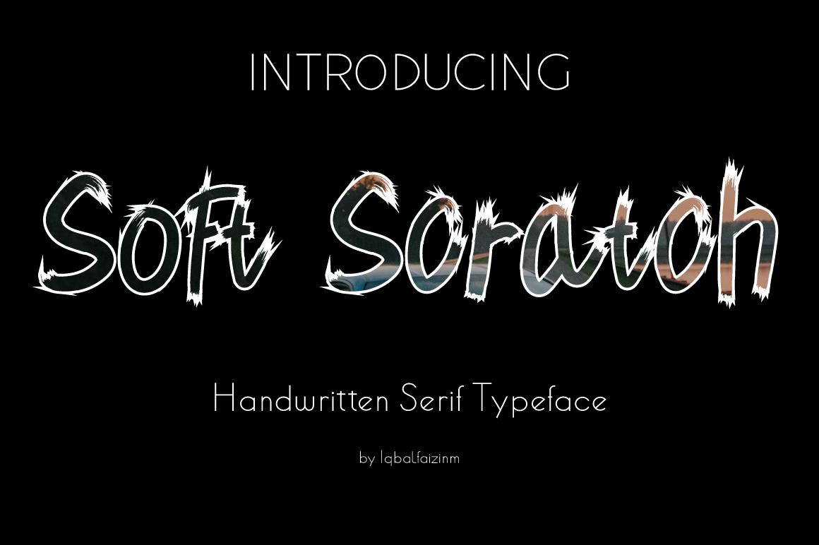 Soft Scratch Font