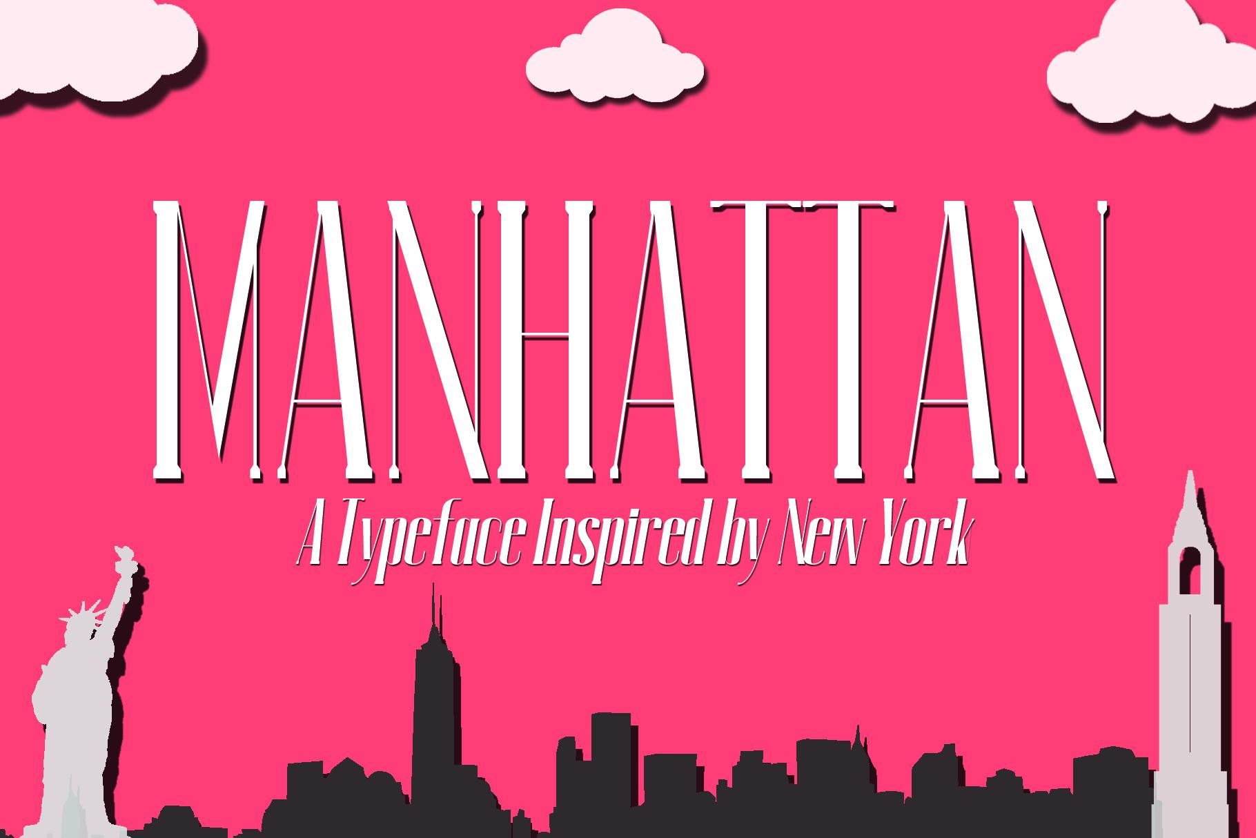 Manhattan Font