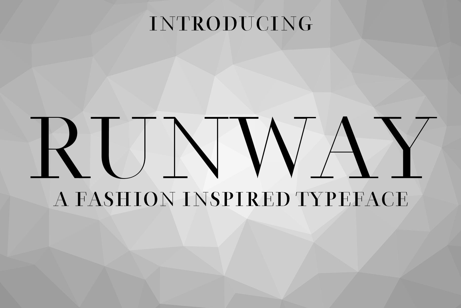 Runway Font