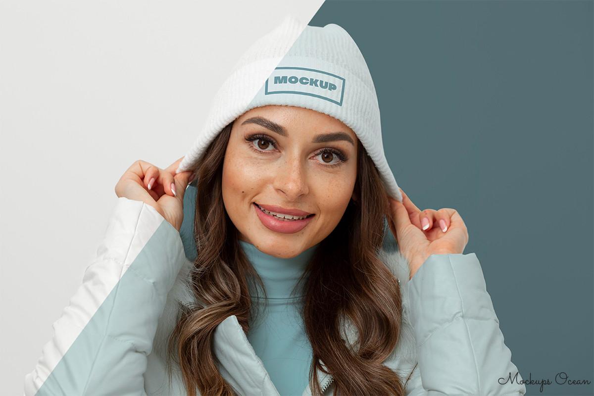 Winter Hat Mockup