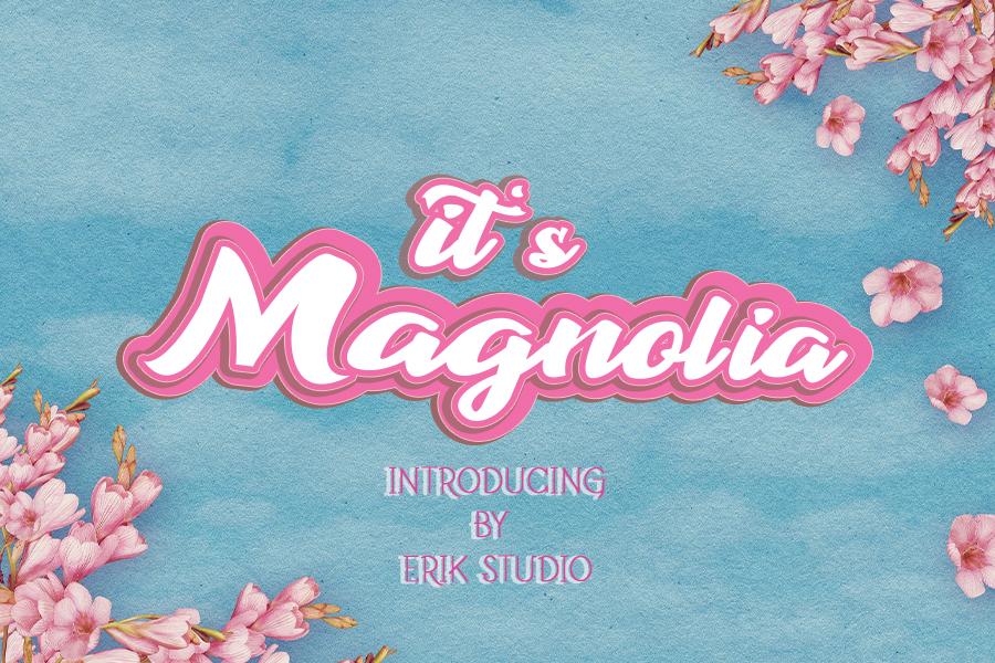 It's Magnolia Font