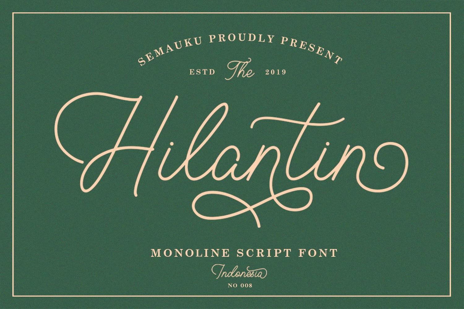 Hilantin Font