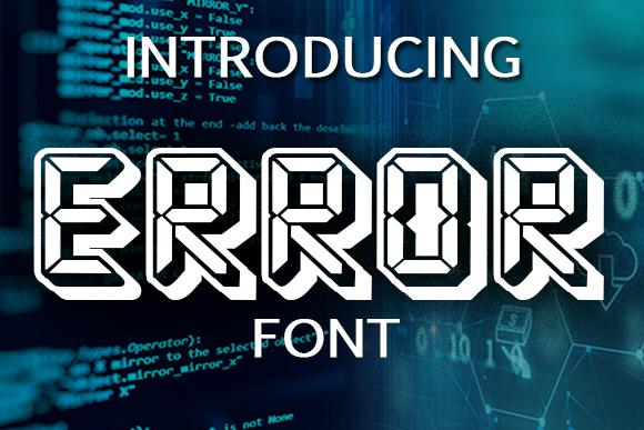 Error Font