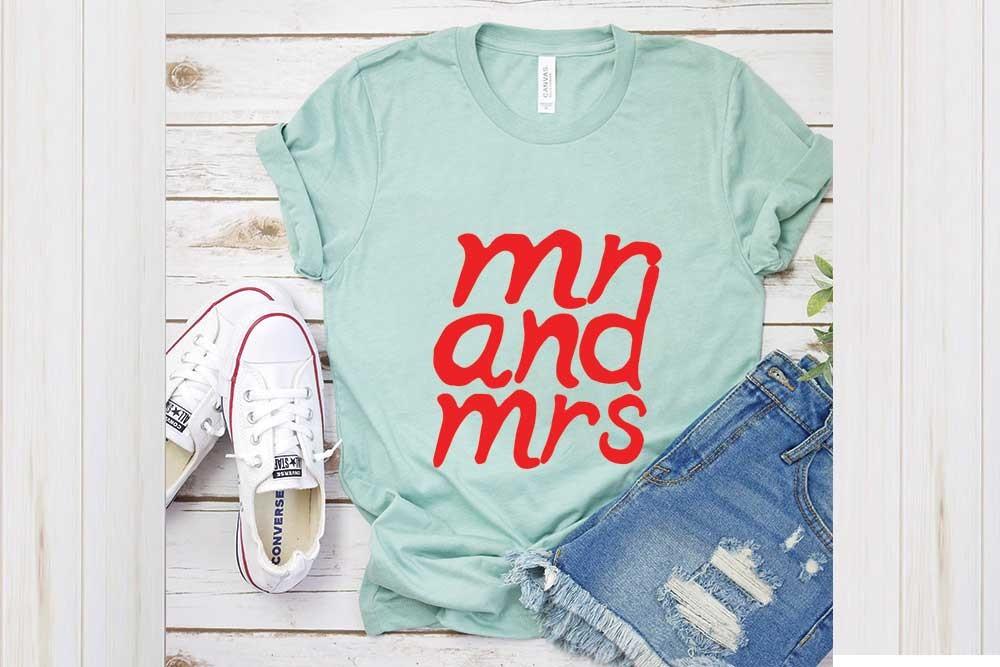 Wedding Svg Design, Mr. and Mrs