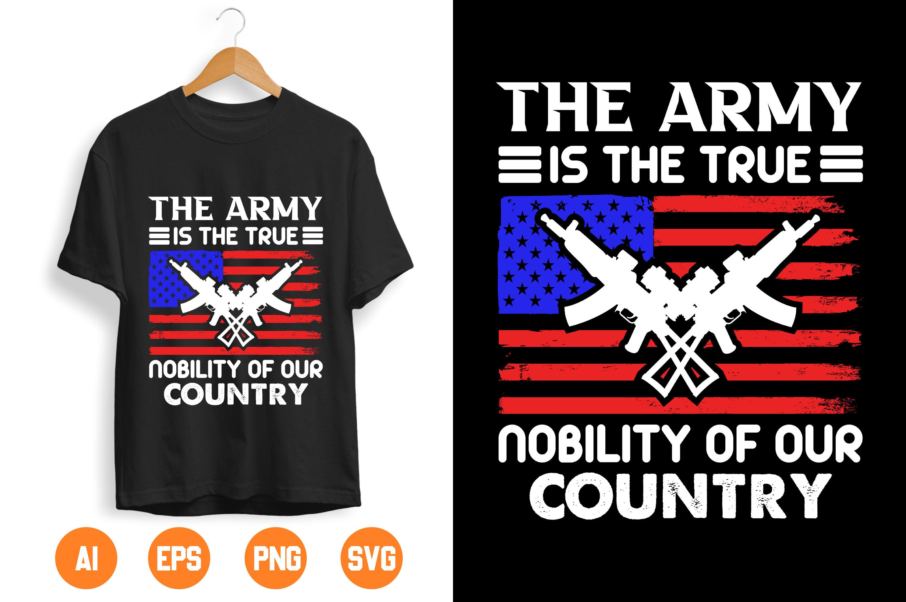 USA Army T-shirt Design 214
