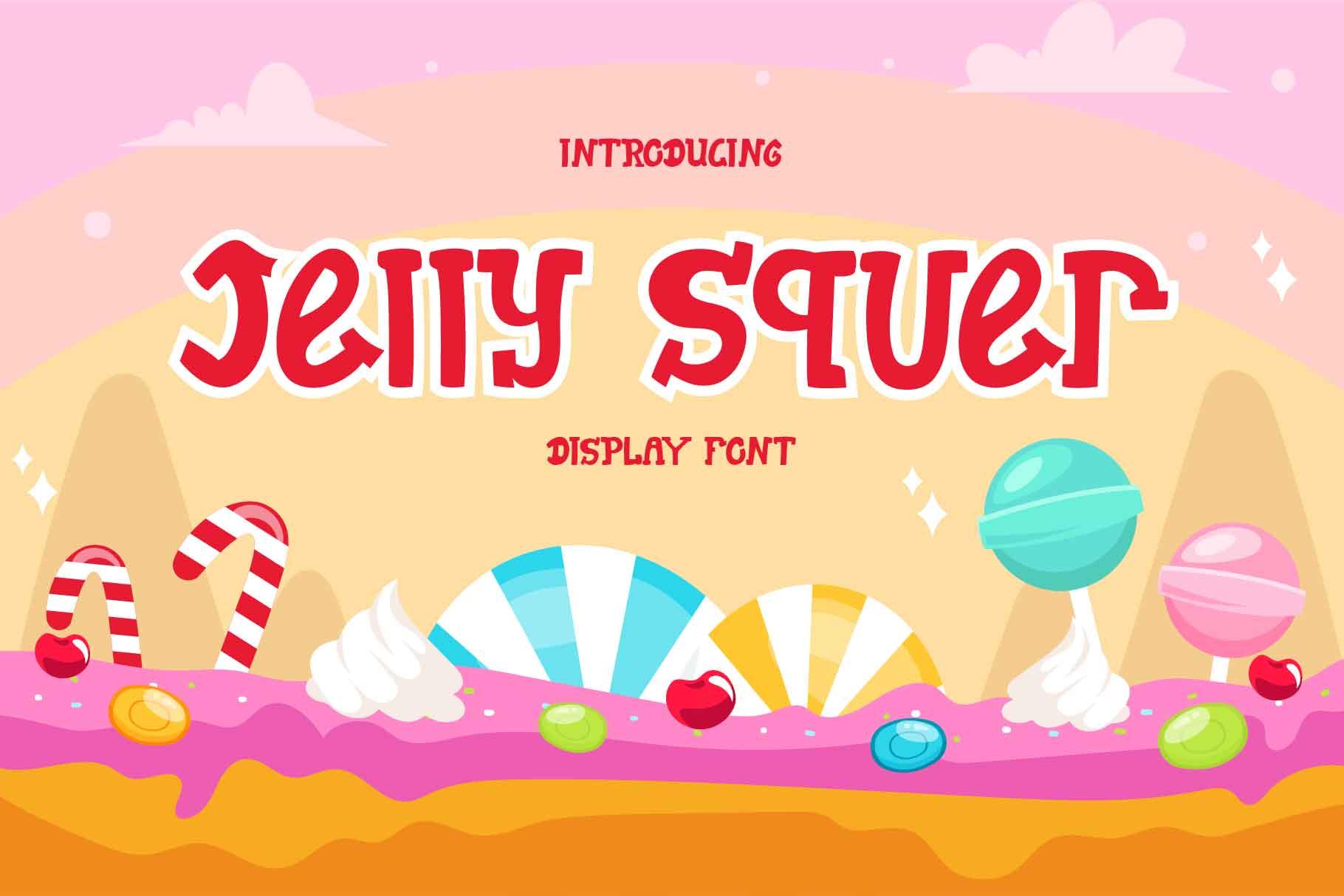 Jelly Squer Font