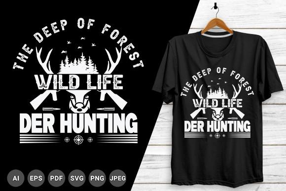 Hunting Deer T-shirt Design