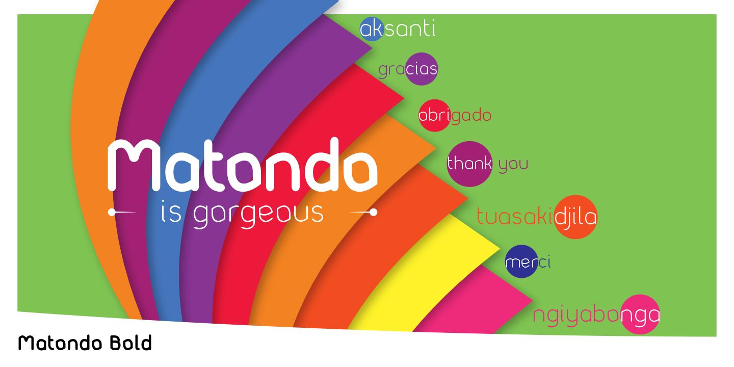 Matondo Bold Font