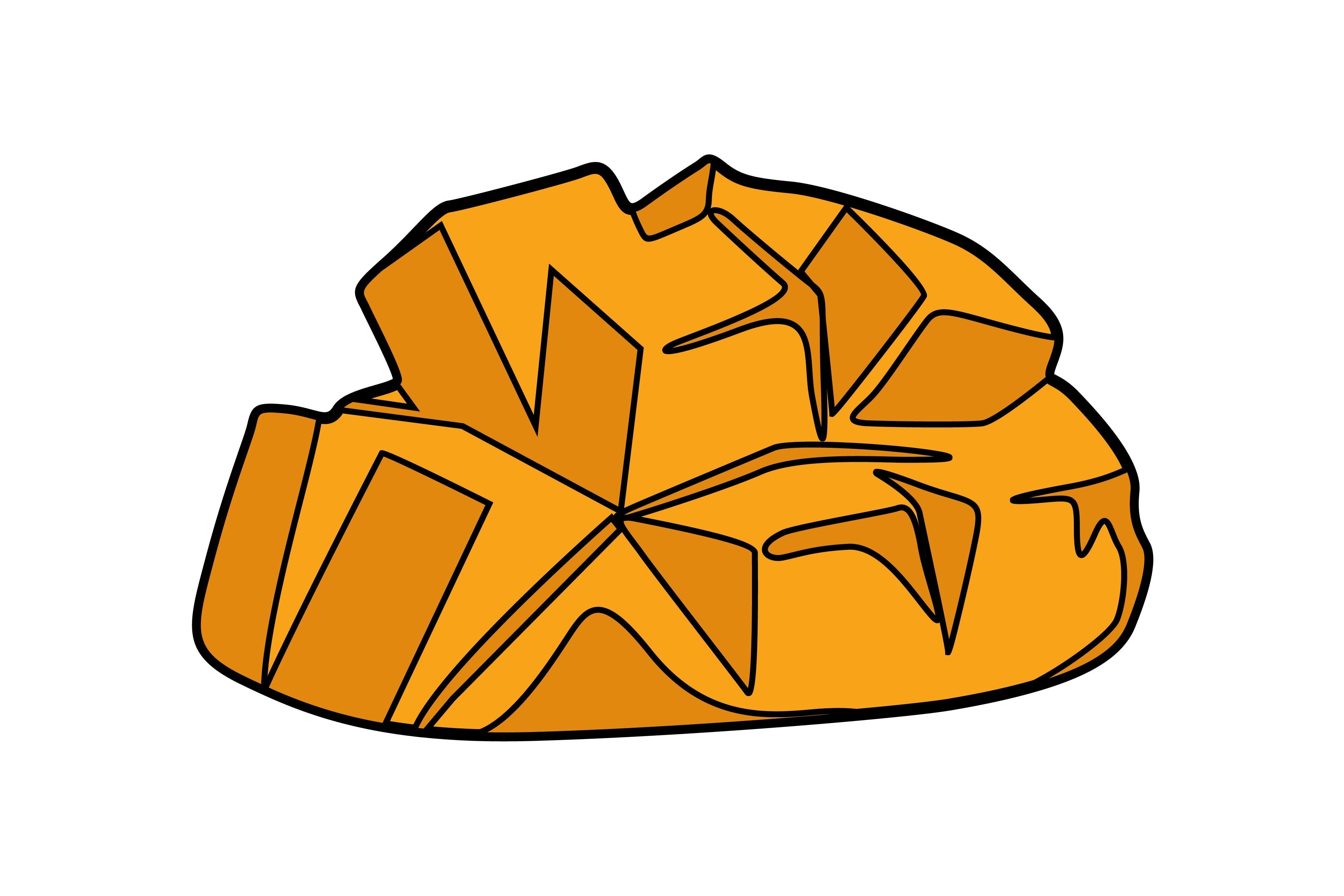 Fruit Sweet Mango Sticker Vector