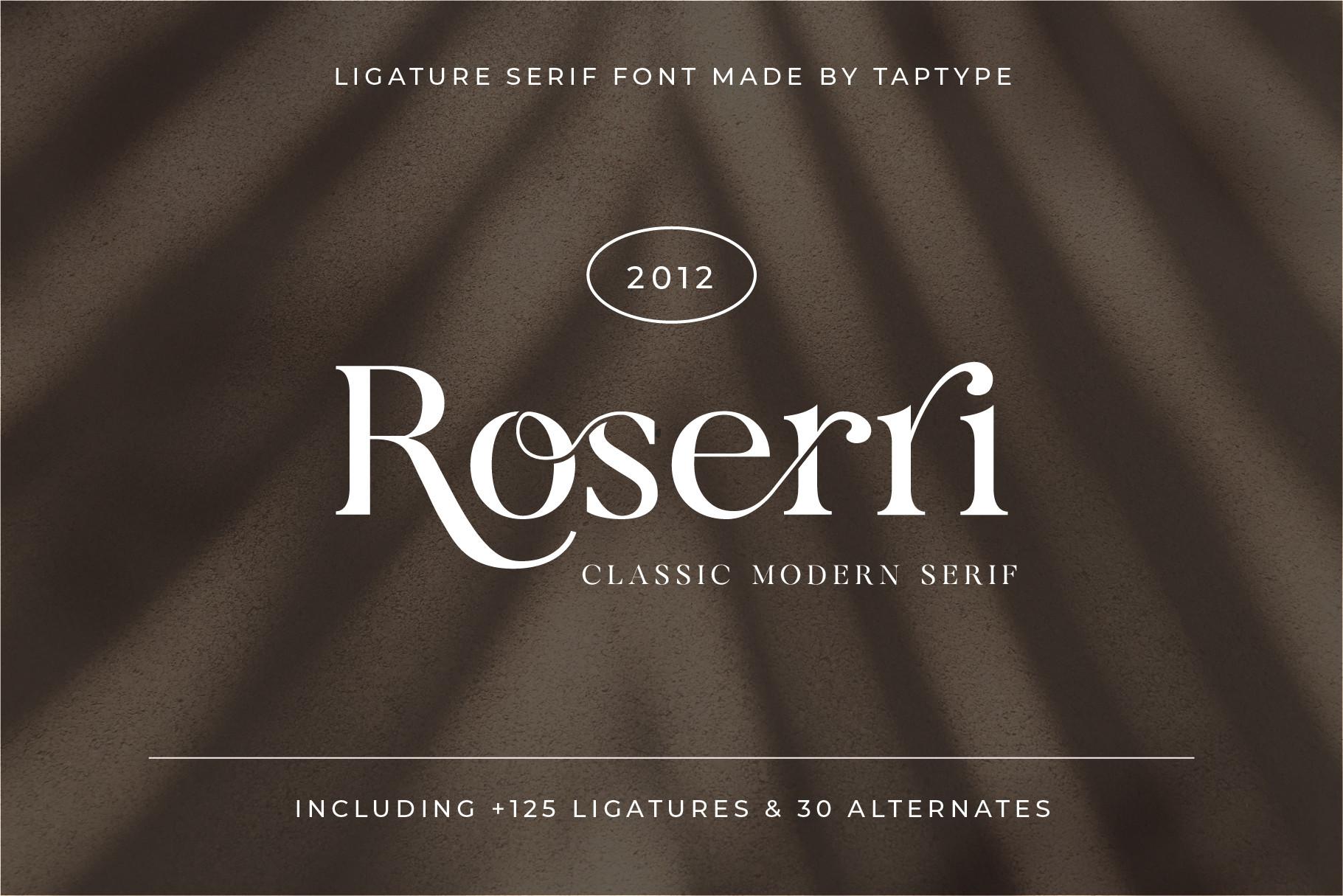 Roserri Font