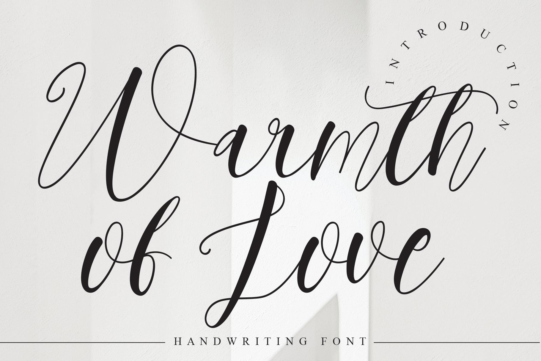 Warmth of Love Font