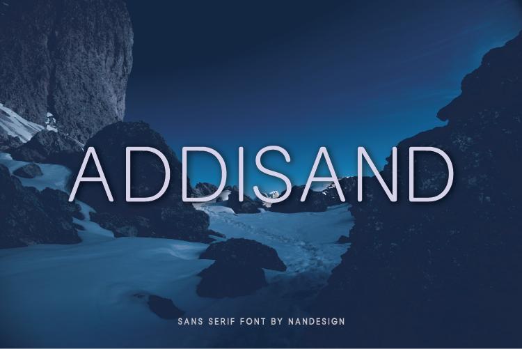 Addisand Font