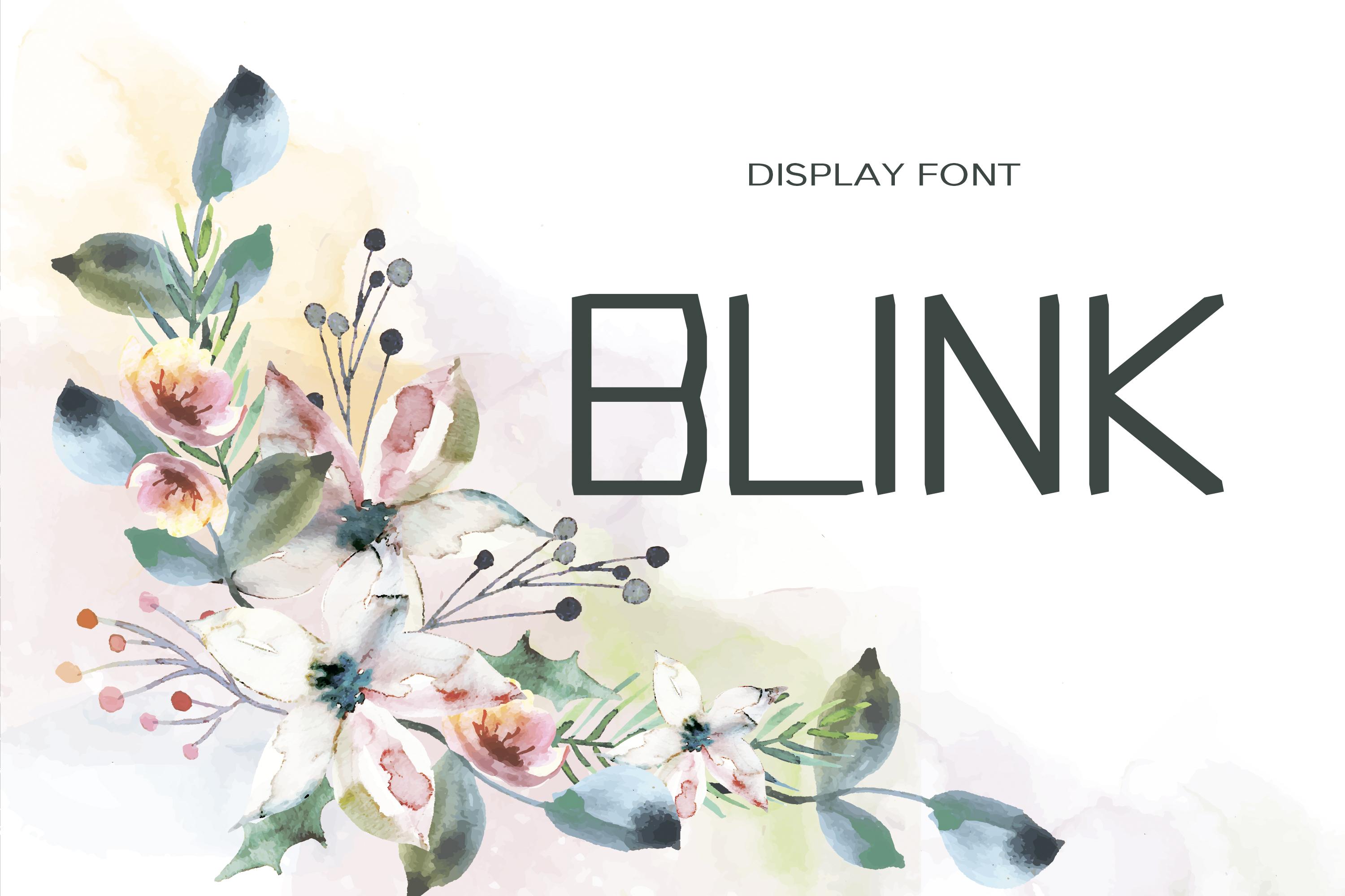 Blink Font