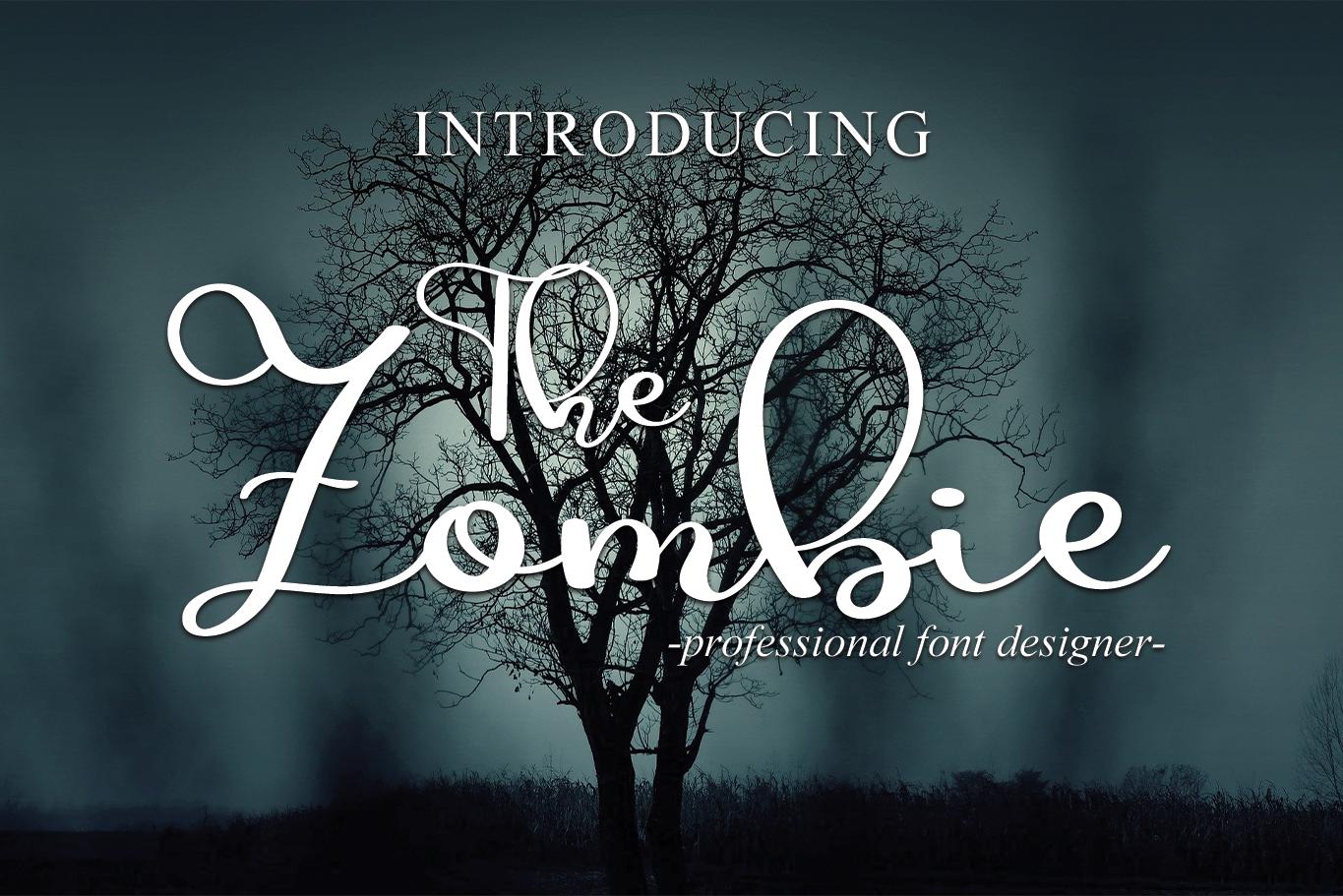 The Zombie Font