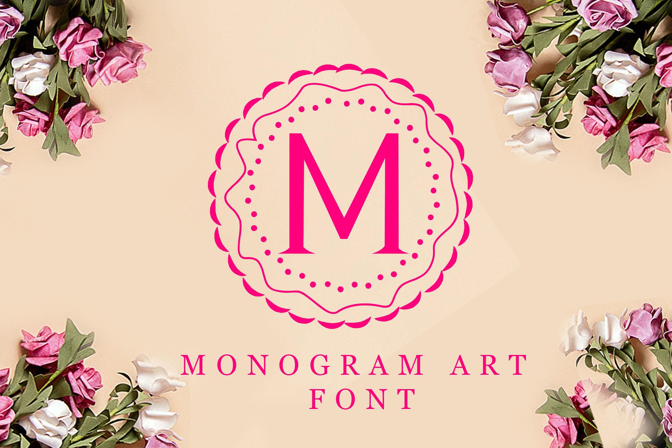 Monogram Art Font