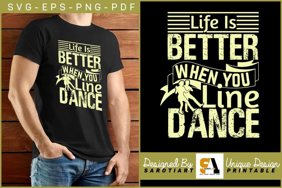 Line Dance Lover T-shirt Sublimation