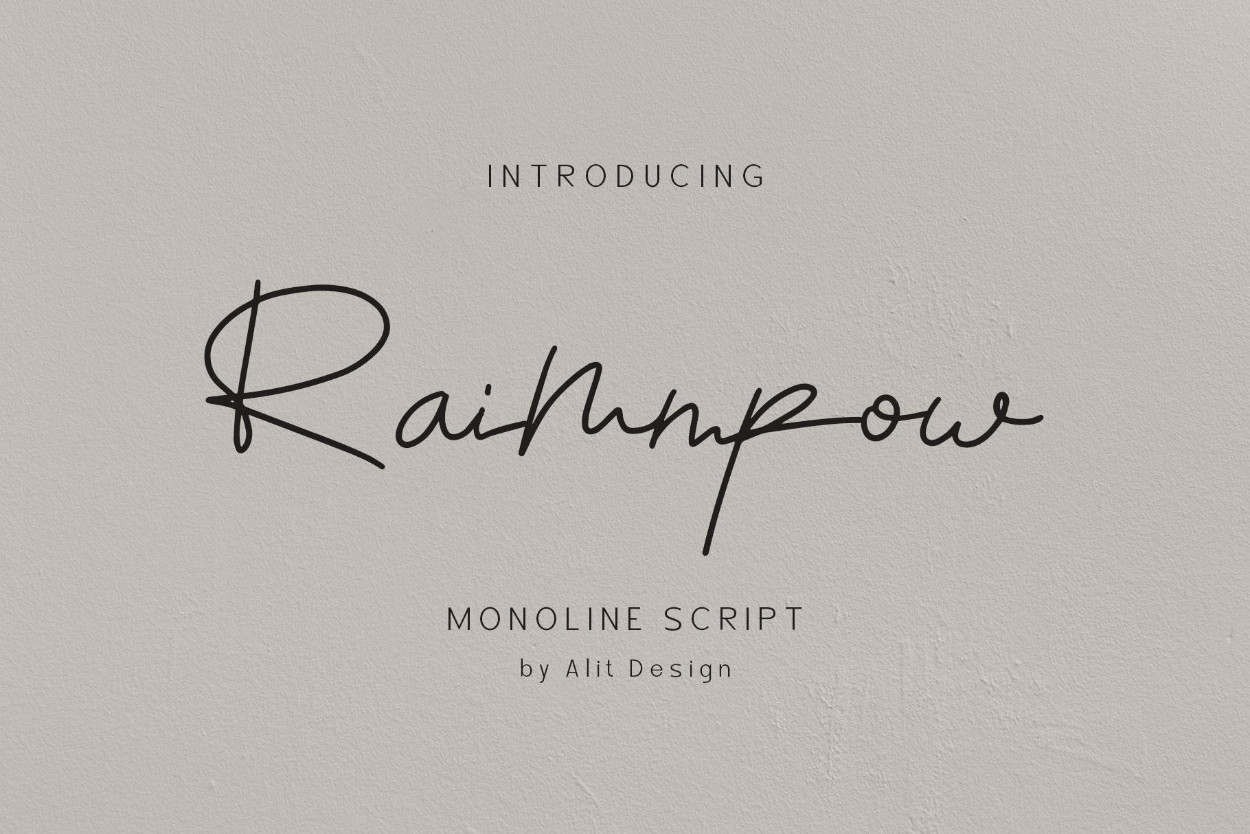 Raimmpow Font