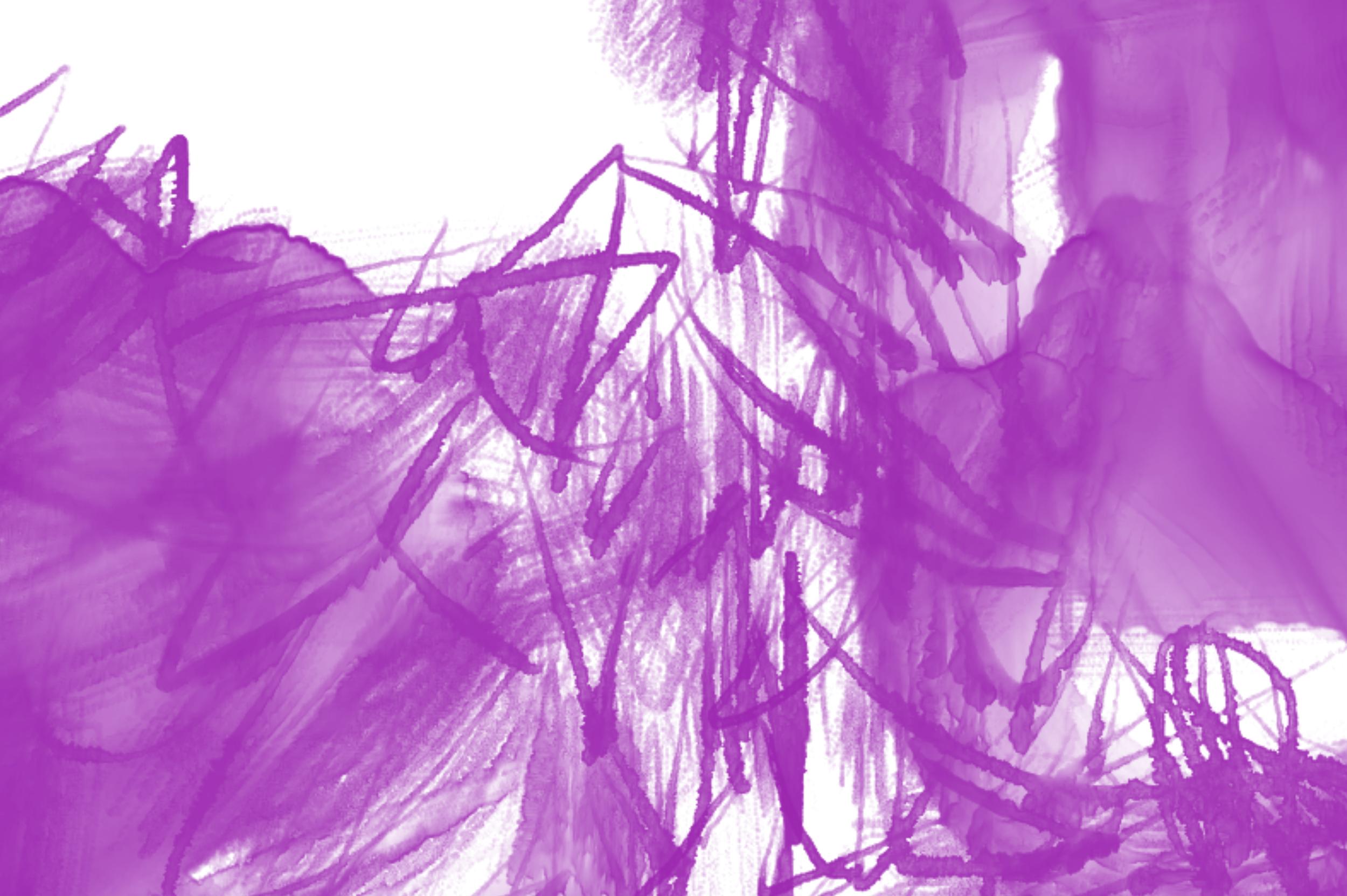Watercolor Stains Wedding