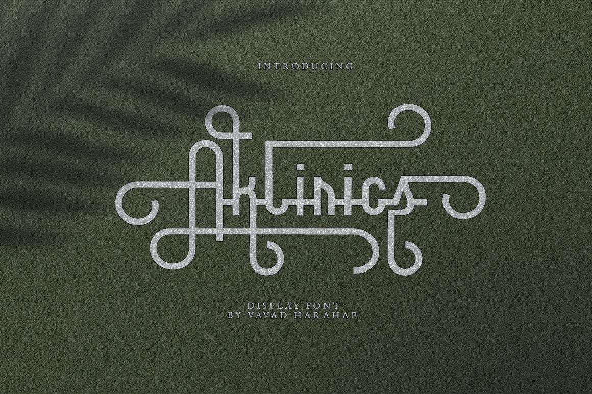 Aklirics Font