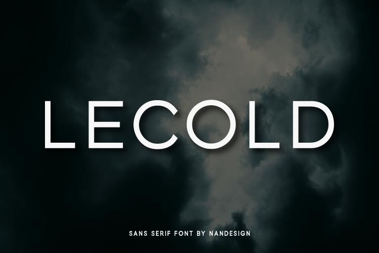 Lecold Font