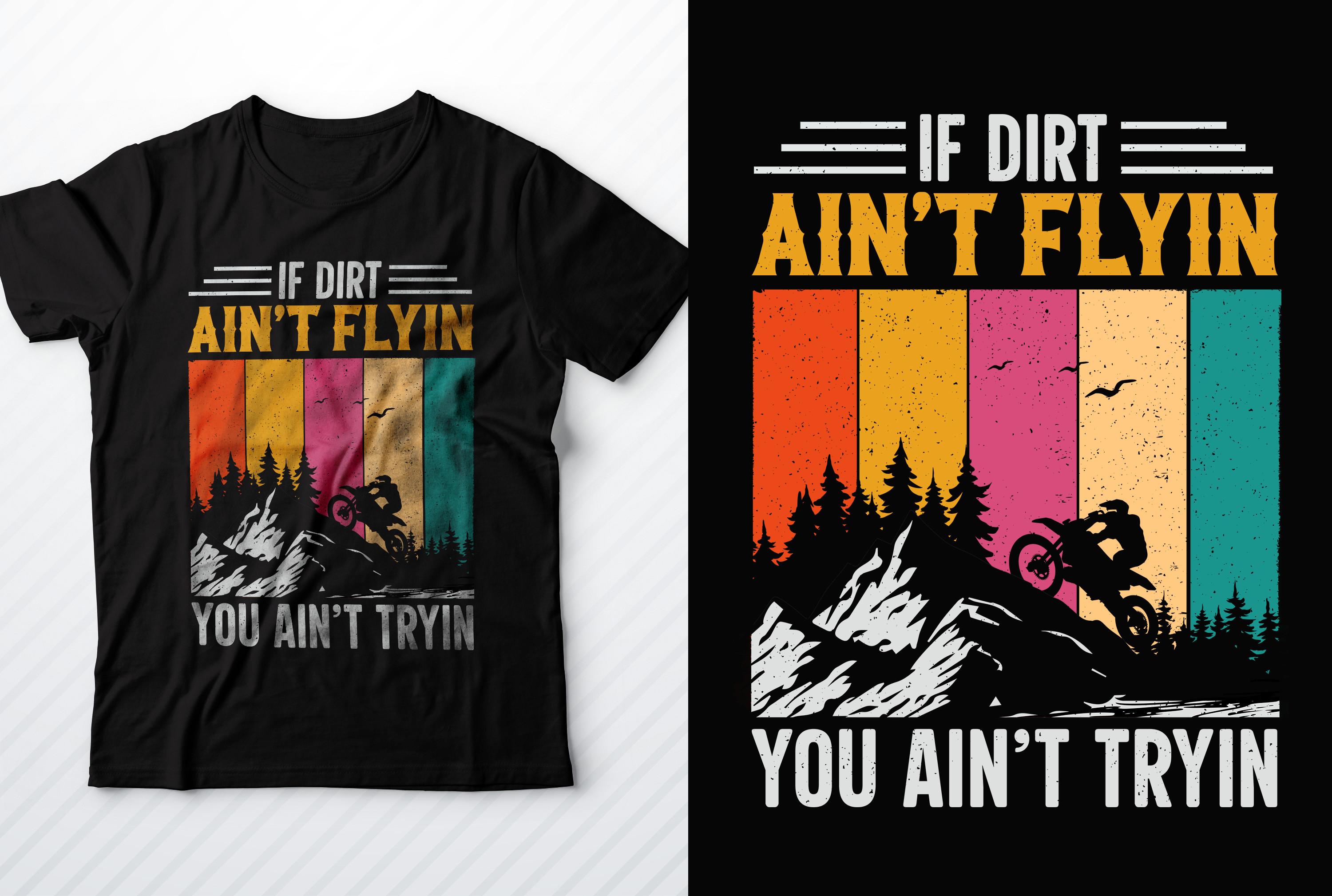 Biker T-shirt Design, Dirt Biker T-shirt