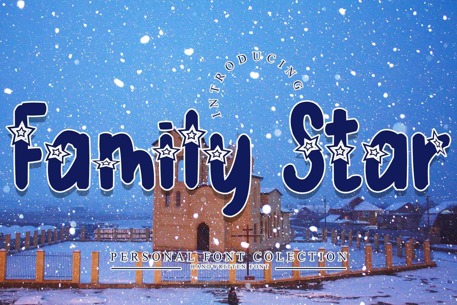 Family Star Font