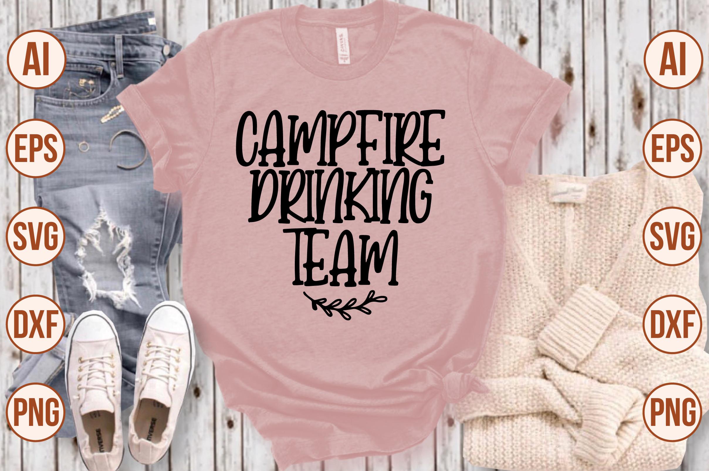 Campfire Drinking Team Svg