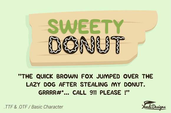 Sweety Donut Font