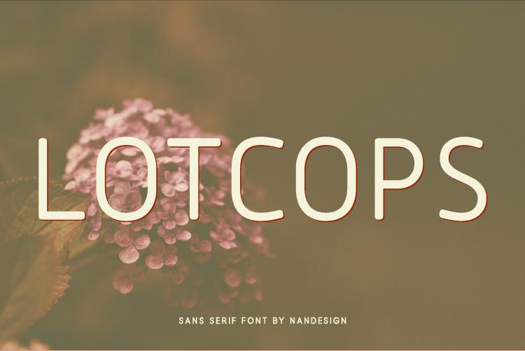 Lotcops Font