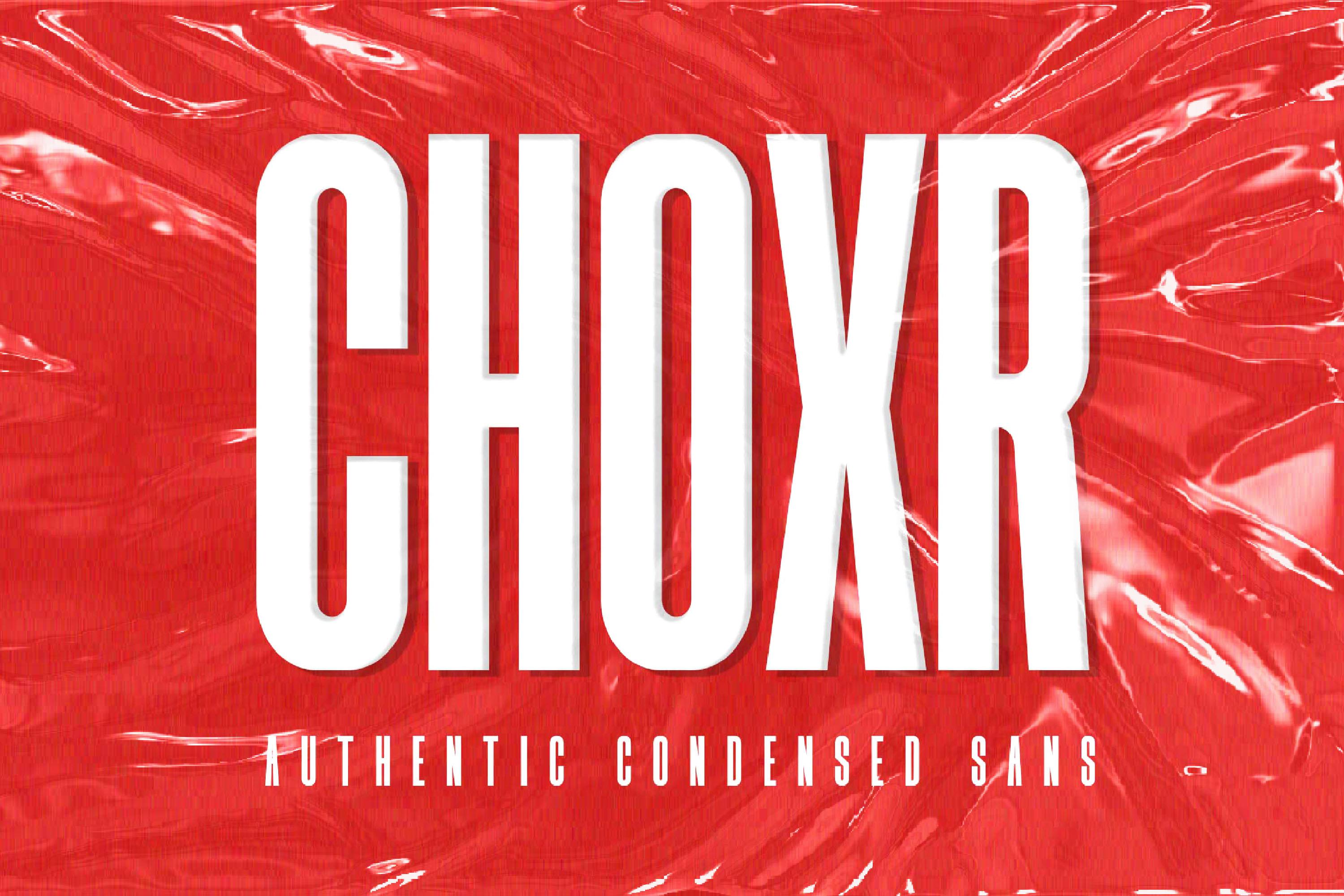 Choxr Font