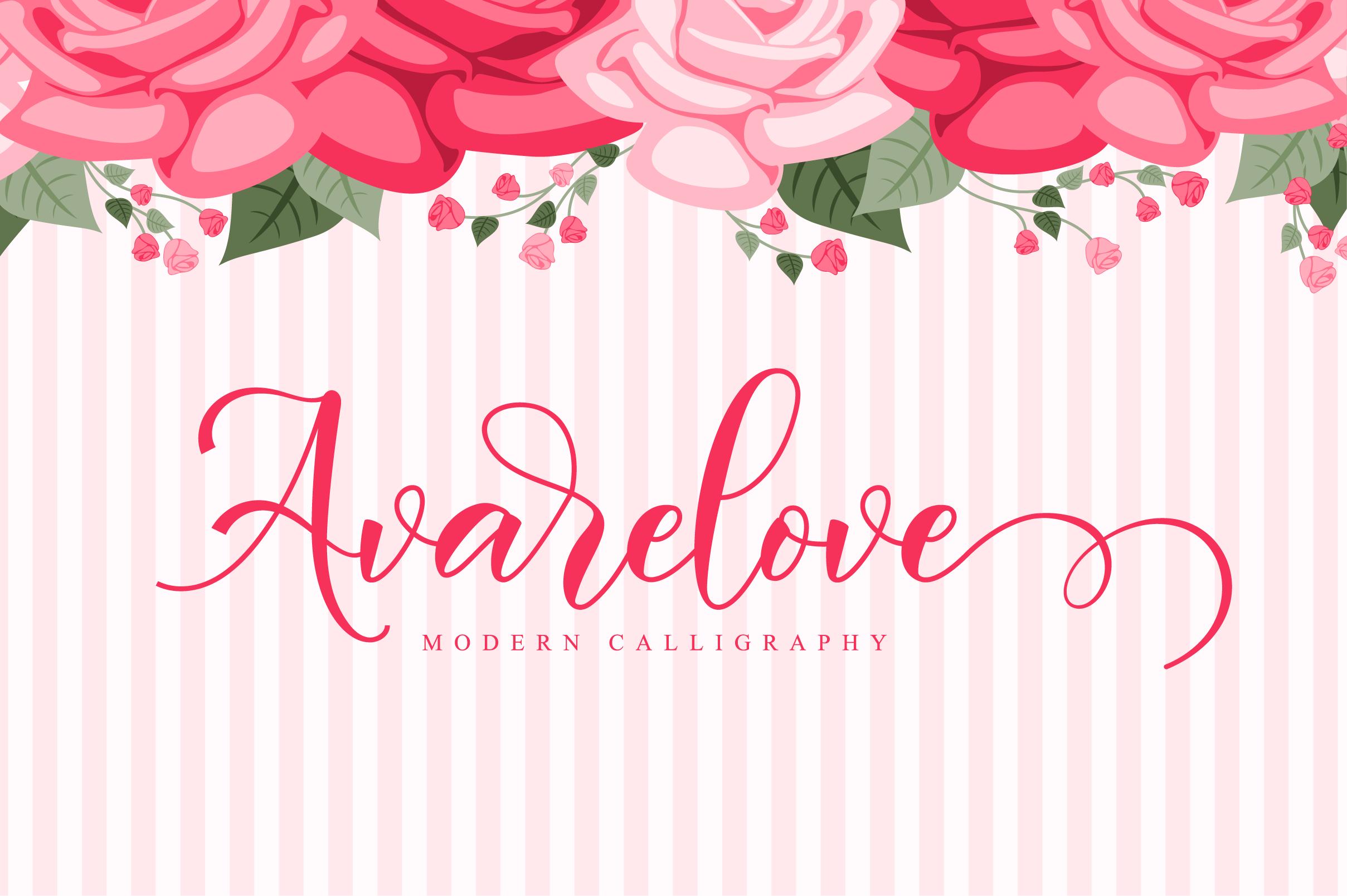 Avarelove Script Font