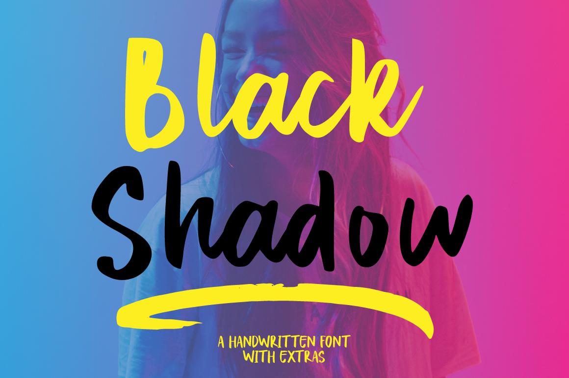 Black Shadow Font