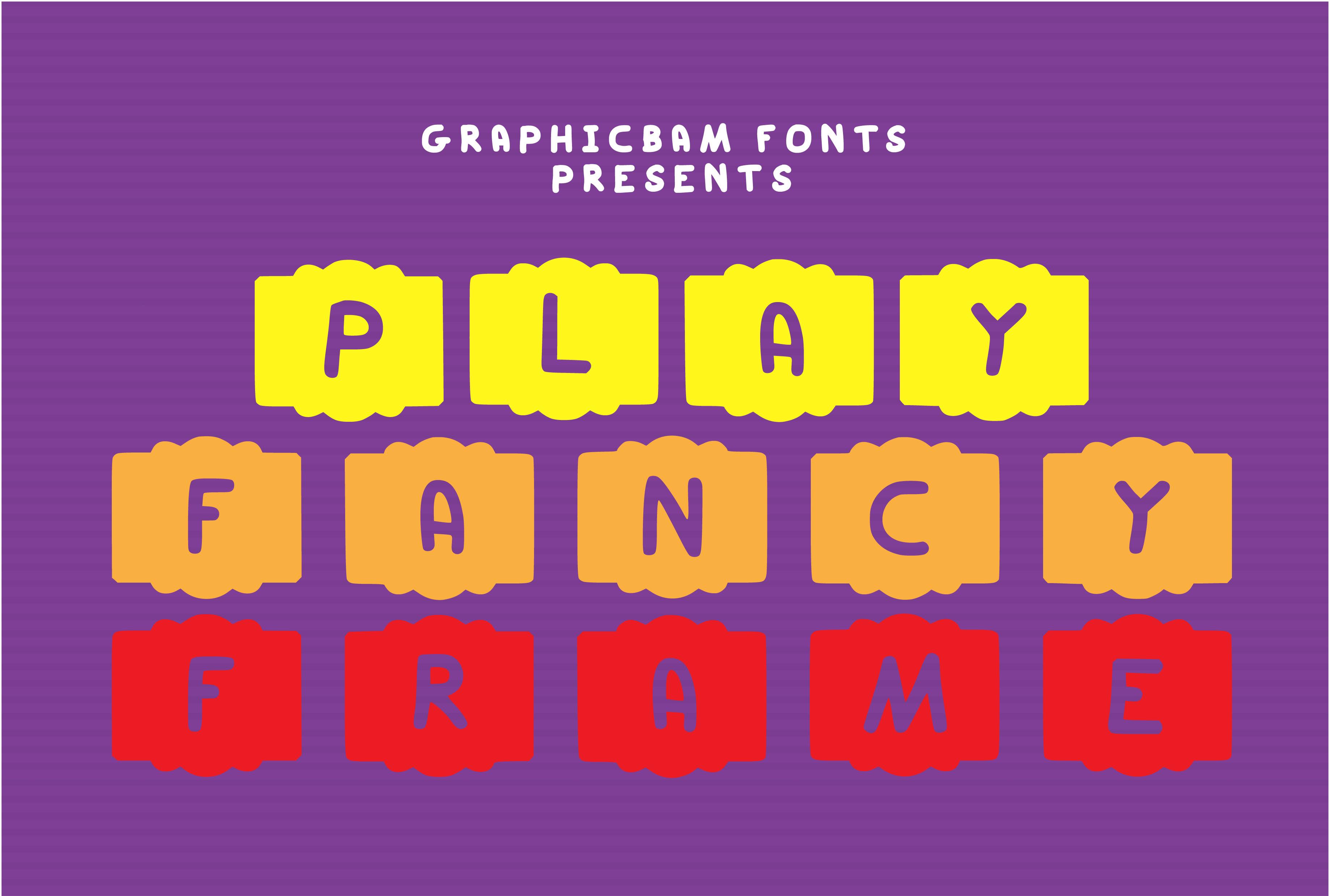 Play Fancy Frame Font