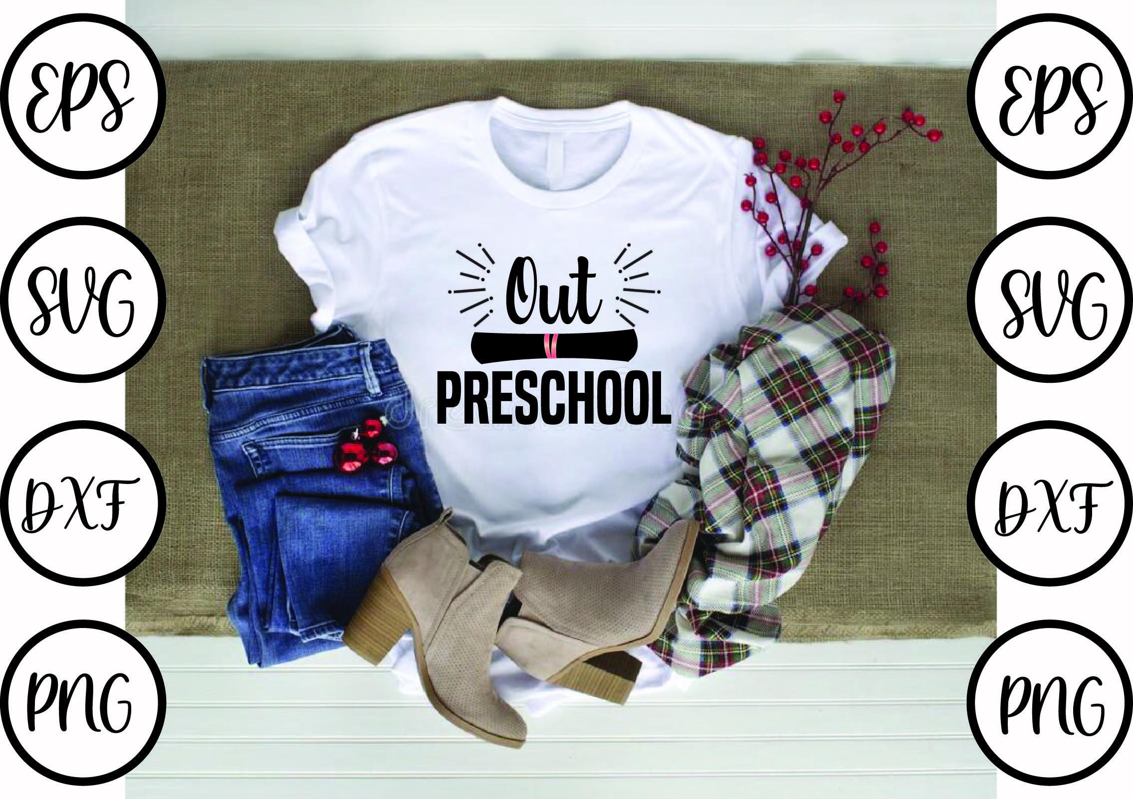 Graduation Svg Design,out Preschool