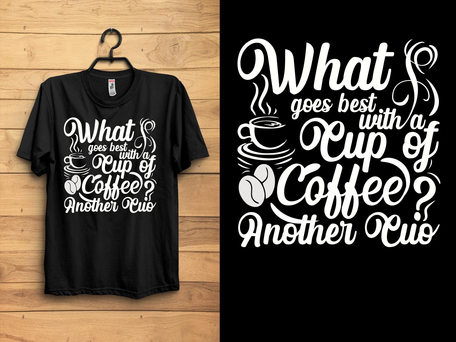 Coffee Typography T-shirt Design