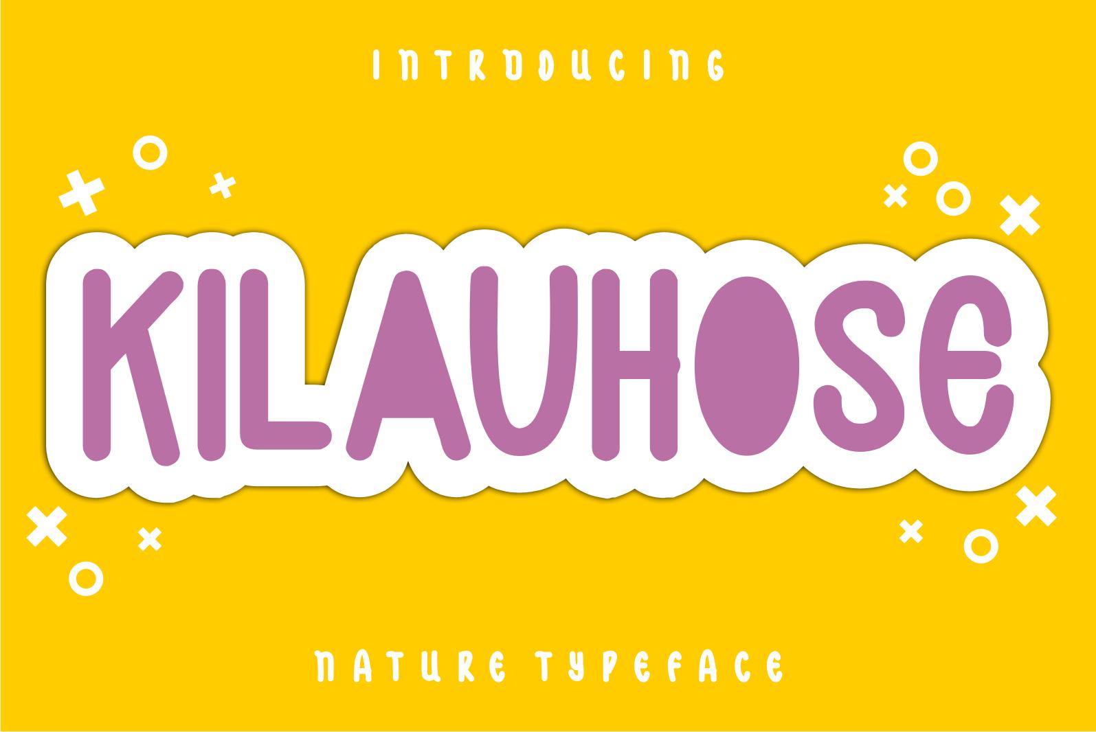Kilauhose Font