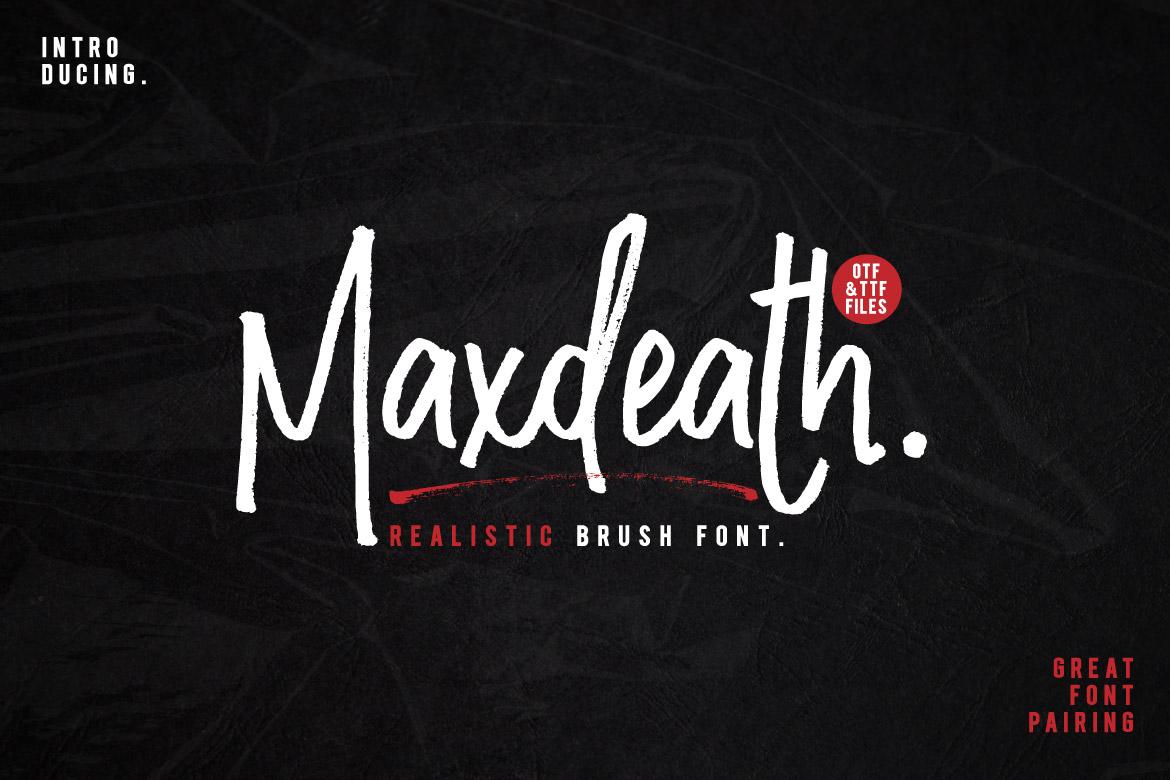 Maxdeath Font