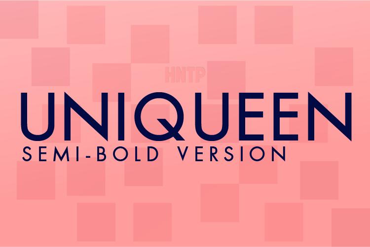 Uniqueen Semi-Bold Font