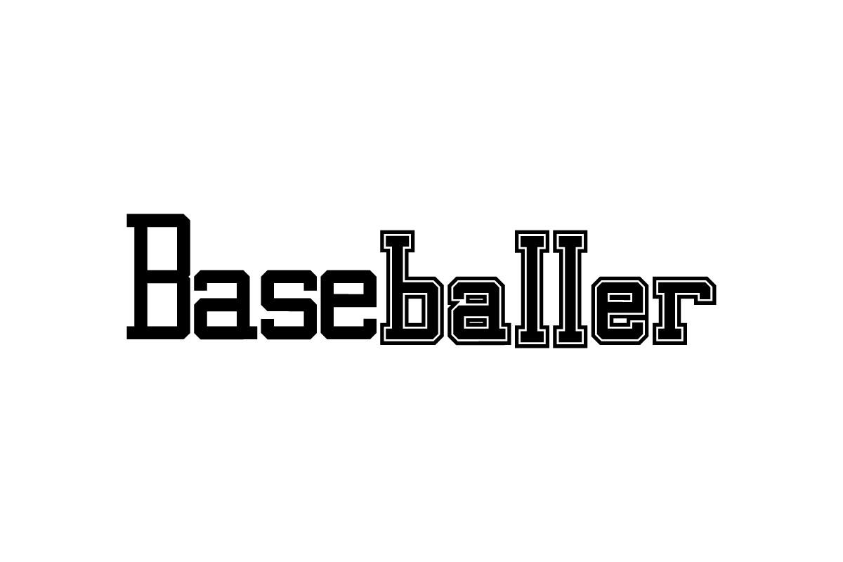 Baseballer Font