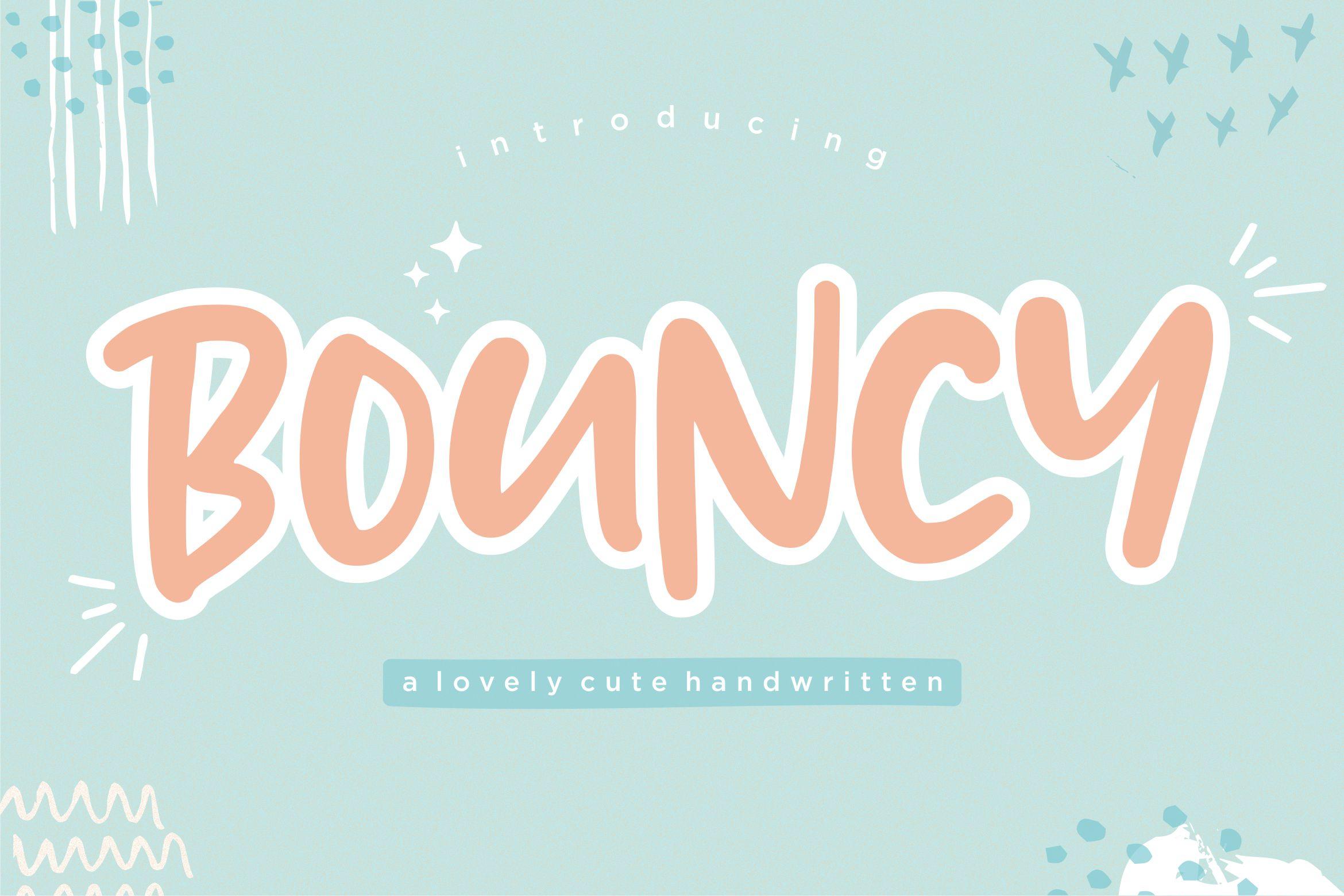Bouncy Font